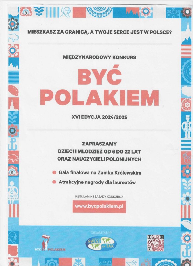Sukces naszych uczniów w międzynarodowym konkursie BYĆ POLAKIEM!